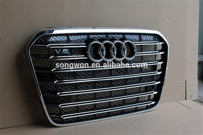 car front grille for audi A6C7 change W12