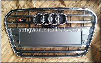 ABS material front grille for audi S6