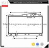 Radiator For DAEWOO Tosca/ Chevolet Epica Magnus AT OE: 96475475