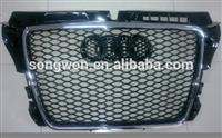 high quality ABS material front grille for audi A3/S3/RS3