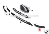 Front Closed Grid Grille With PDC Hole Left 51117249595 for BMW X3 F25