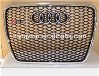 hot sale new style front grille with full chrome for audi A6/RS6