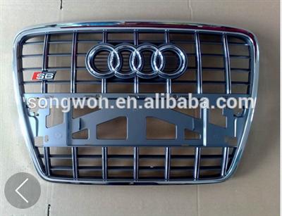 high quality ABS material S6 front grille for audi A6