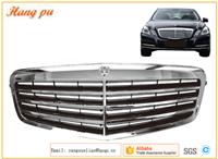 Mercedes Car chrome front grille for Mercedes E Class W212 car mesh grille auto front bumper mesh grille