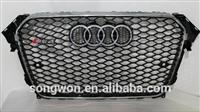 high quality and hot sale rs4 style front grille for audi A4B8/S4/RS4
