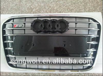 A6 C6 S6 style car front grille/grille/radiator grille for audi s6/C6