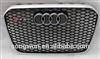 ABS material RS6 style chrome car front grille/grille for C7/ S6/ RS6