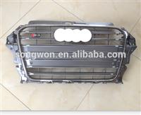 new S3 front grille witn chrome for audi A3