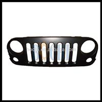 ABS Black Grill for Jeep