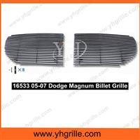 matching with 2005-2007 Dodge Magnum Except SRT8 Main Upper Aluminum Billet Grille