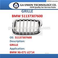 CAR BODY PARTS/CAR GRILLS/CAR Grille 51137307600 FOR BMW X6-E71 LCI'14