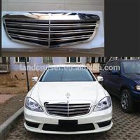 S-class w221 S65 AM style abs chrome grille
