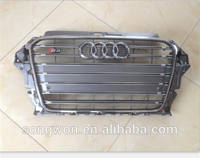 high quality and hot sale A3/S3 car front grille for audi A3/S3