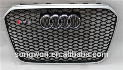 top quality ABS material front grille for audi C7/S6/RS6