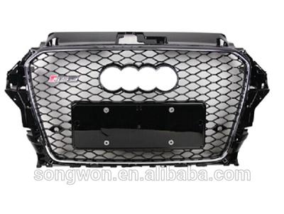 2013 new srtle rs3 car front grille for audi A3/S3/RS3