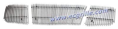 Polished Aluminum Car Billet front grille_5422