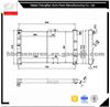 Auto Engine Aluminum Radiator For DAEWOO ESPERO 1995-1999 OE No# 96109532A