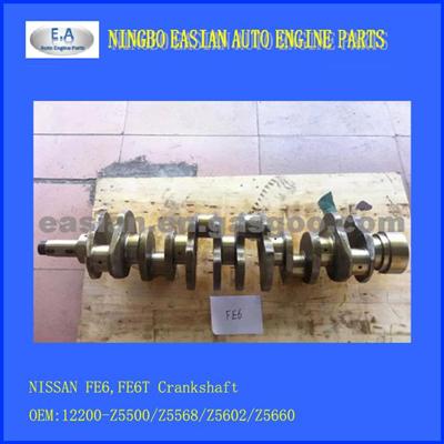 NISSAN FE6,FE6T Crankshaft ，OE:12200-Z5500