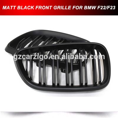 for BMW Sport Look Matt Black Front Kidney Grille For F22 220i 228i 235i 2014-2015