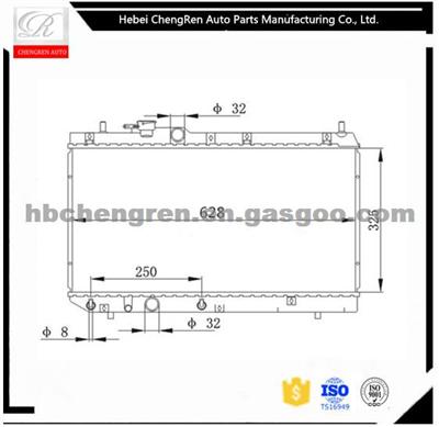 Aluminium Auto Radiator For DAIHATSU CHARADE 16V 1.3i Year 93 00 04 OEM 1640087F30