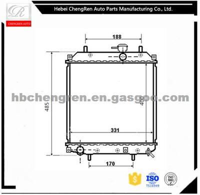 AUTO RADIATOR FOR DAIHATSU16400B2070 16400B2010