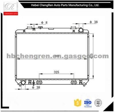 Aluminium Auto Radiator For DAIHATSU DELTA CR42J' Year 99 02 OEM 164006A221