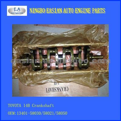 TOYOTA 14B Crankshaft,OE:13401-58030/58021/58050