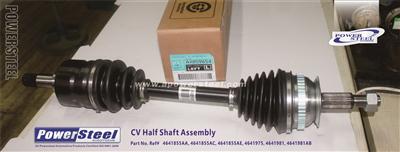 CV Half Shaft Assembly # 4641855AA, 4641855AC, 4641855AE, 4641975, 4641981, 4641981AB, 603109, 663109, 603285