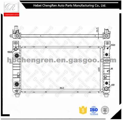 Aftermarket Aluminium Auto Radiator Fit For GM CAKIL/ACESC/ADE(OEM 15193107/52486596 DPI 2370)