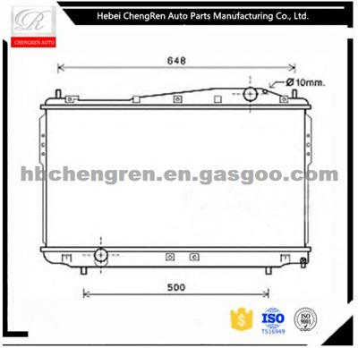 Auto Parts Aluminum Brazing Radiator For DAW EPICA 1.8 2.0 2.5 16V 24V AT CORE