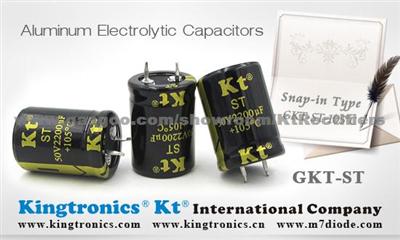 Kt Kingtronics Aluminum Electrolytic Capacitors Snap-In Type GKT-ST