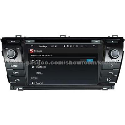 Android 5.1 Car DVD Navigation For Toyota Corolla 2014