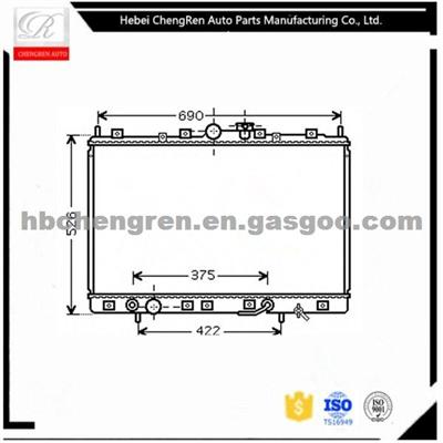 Aluminum Automantic MITSUBISHI Water Radiator MR312099