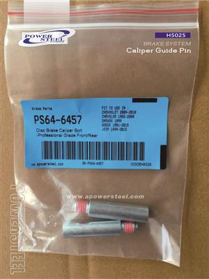 Caliper Guide Pin # H5025, F140665