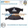 TOP QUALITY WVA21411 Semi-Metallic GDB1166 Brake Pad For SAAB