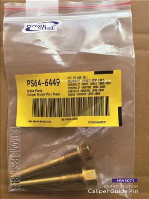 Caliper Guide Pin # HW5071， PS64-6449