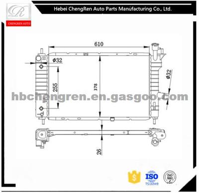 Car Radiator For MAZDA MX6'93-96 626 GEV4 OEM:F23Z8005A