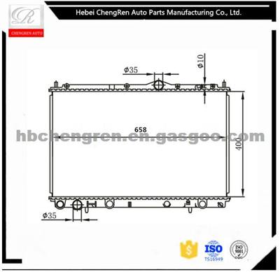 Auto Parts Aluminum Car Radiator For MAZDA OE 1305492