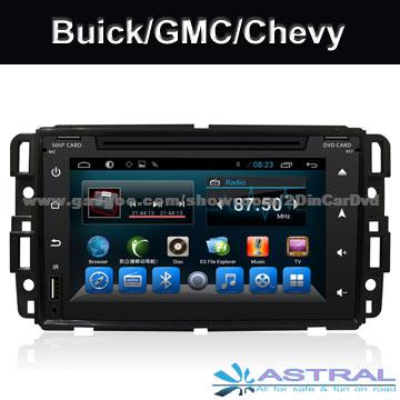 Android 6.0 System Car Dvd Player With Gig USB Buick / GMC / Chevrolet