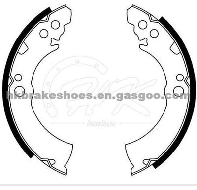 BRAKE SHOE WITH LINING S640 FOR NISSAN CAR OEM 44060-01B00