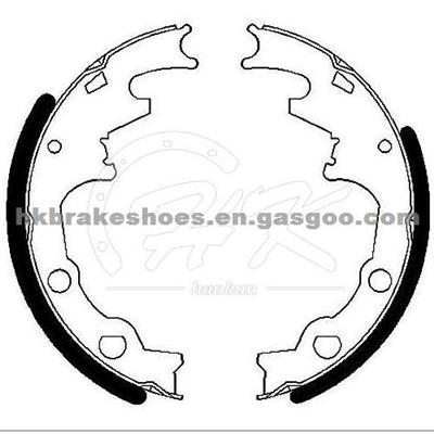 BRAKE SHOE WITH LINING 474-2151T FOR FORD CAR OEM F77Z-2200-CA