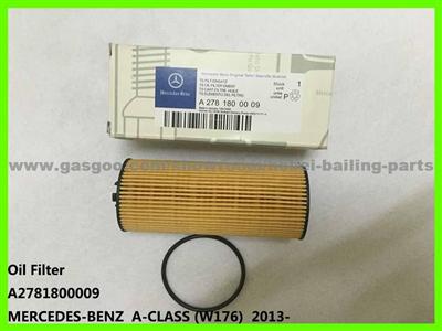 Automobile Oil FIlter OE:A2781800009 For MERCEDES-BENZ A-CLASS (W176) A 45 AMG 4-Matic (176.052) 2013-