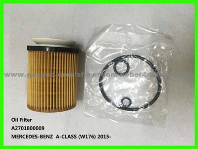 Oil FIlter OEM#: A2701800009 For MERCEDES-BENZ A-CLASS (W176) A 160 (176.041) 2015
