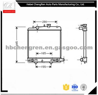 B5C815200B MAZDA Radiator