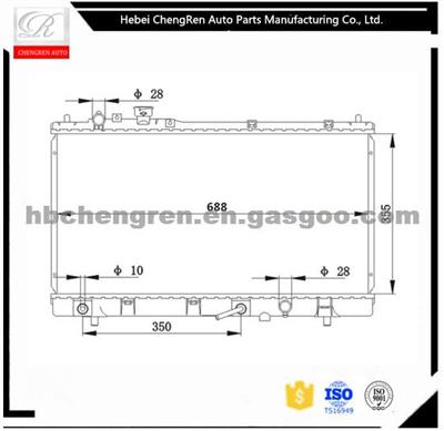 Aluminum Car Radiator For MAZDA PREMACY/323 BJEP 98- AT FP8515200A FP8615200A/B FP8715200A/B NISSENS:62506A