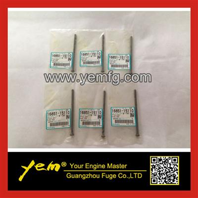 Kubota V1902 Valve Push Rod 16851-15110