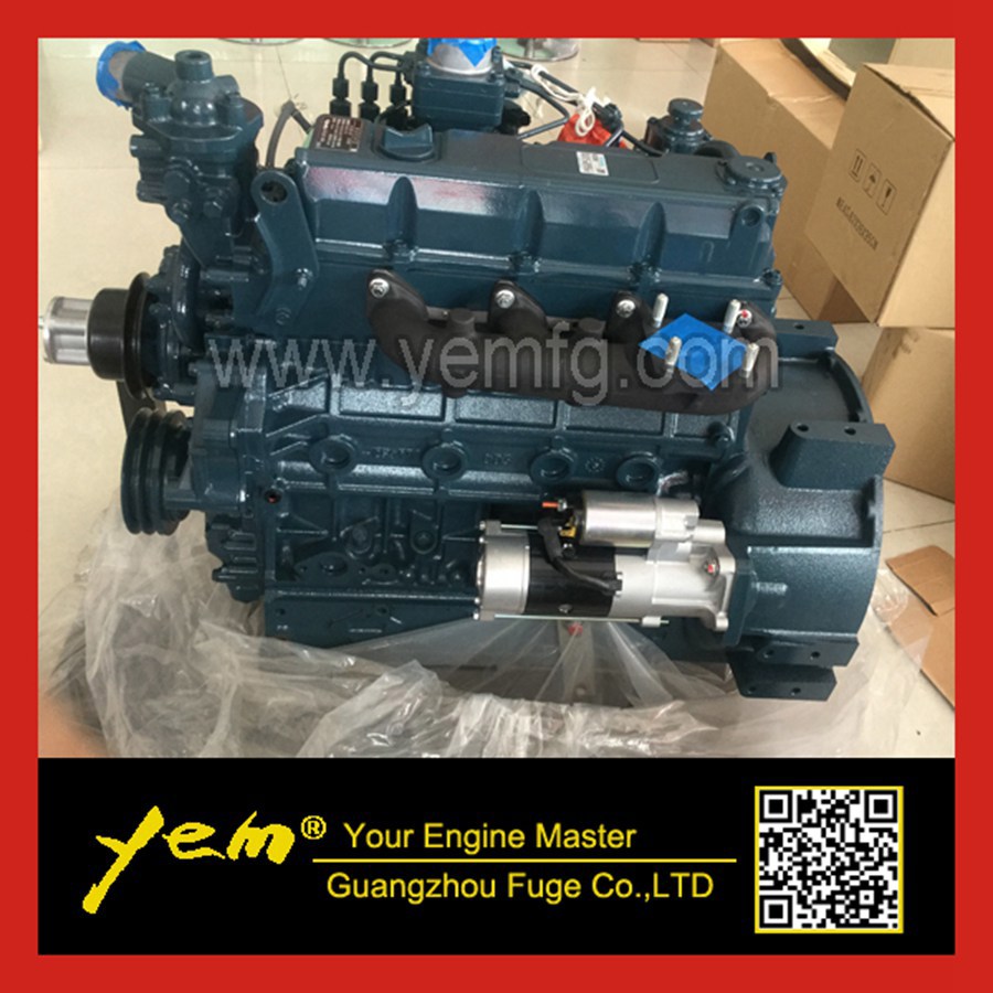 Kubota V3300-DI-ES02 Complete Engine Assy DH70