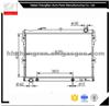OE JE1615200D High Performance Car Radiator, Auto Radiator For MAZDA MPV VAN L4/V6 2.6/3.0 89-95 AT