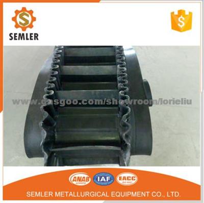 Large Dip Angle Skirt Rubber Conveyor Belt By China Manufacturer