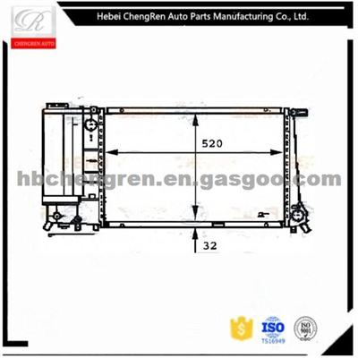 China Manufacturer High Quality Car Radiator For BMW 520I 88-97 OEM:17111719308/17111712986